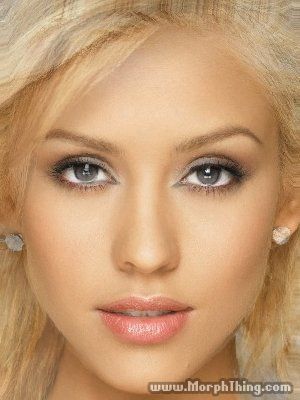 Baby Morphing Pictures on Jessica Alba Christina Aguilera Morph This Image See Their Baby Please