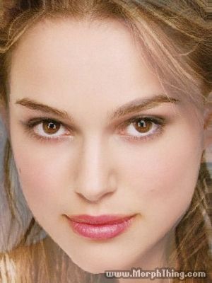 Keira Knightley Natalie Portman Morph this image See their baby